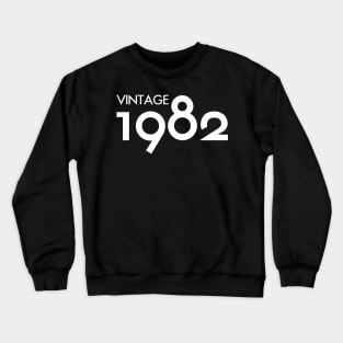 Vintage 1982 Gift 38th Birthday Party Crewneck Sweatshirt